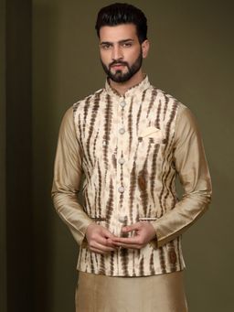 KISAH - Mens Cream Nehru Jacket