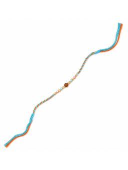Indinoor - Multi-Colour Pearl Maroon Traditional Rakhi