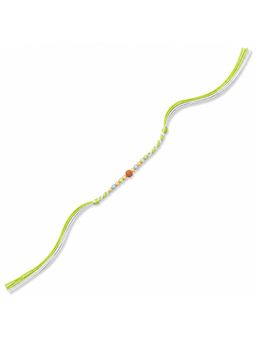 Indinoor - Multi-Colour Pearl Maroon Traditional Rakhi