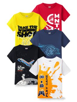 Kuchipoo - Boys Kuc 466 Multi-Color Printed T-shirt