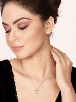 Silberry - 925 Sterling Silver Baasuri Pendant with Chain