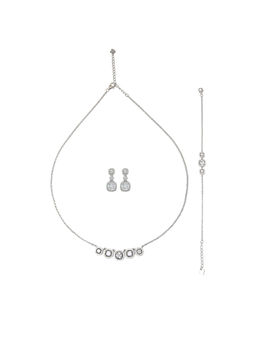 Silberry - 925 Sterling Silver White Royalty Set