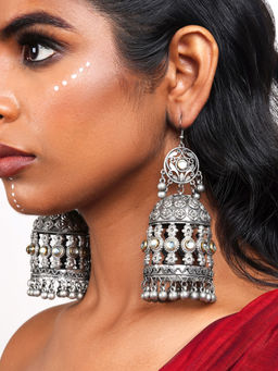 Teejh - Rajnandini Oxidised Earrings