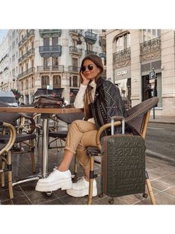 it luggage - Destination Dark Olive Cabin Expandable Hardsided TSA Trolley Bag