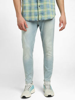 Jack & Jones - Blue Brak Slim Fit Low Rise Stretch Jeans