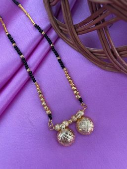 Digital Dress Room - Short Mangalsutra 2 Vati Pendant