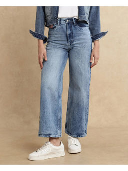 RAREISM - Pref Primary Blue Wide Ankle Length Jeans