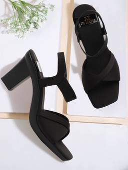 XE Looks - Versatile and Sophisticated Block High Heels Sandal