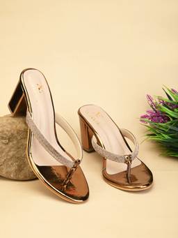 XE Looks - Comfortable Attractive and Fancy Slip-On Heel Sandal