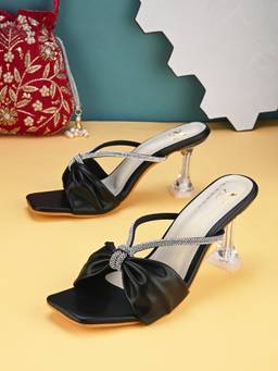 XE Looks - Elegant With Bow Accent Heel Sandal