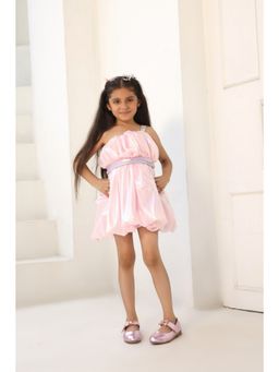 Fayon Kids - Pink Metallic Frock
