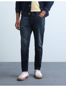 Flying Machine - Men's Mankle Relaxed Tapered Fit Whiskered Jeans
