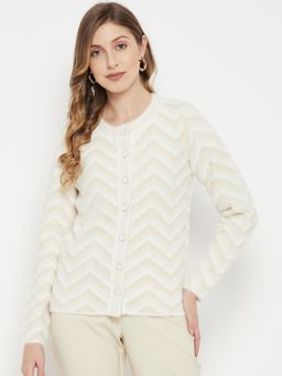 Madame - Winter Off White Cardigan