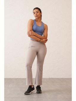 RYZ - Grey Boot Cut Swoosh Trackpant