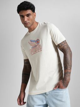 Puma - White Printed Terrace Play Men's T-Shirt