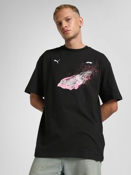 Puma - Black F1 Colour Splash Graphic Motorsport Men's Relaxed Fit T-shirt