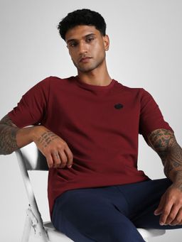 Puma - Maroon Elevated Ess Men's Crew Neck T-shirt