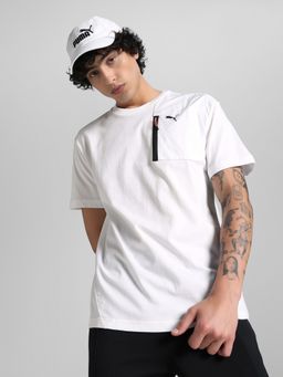 Puma - White Open Road Men's T-shirt