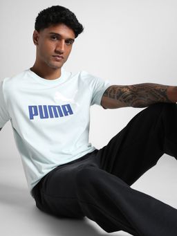 Puma - Blue Men's Two Colour No. 1 Logo T-shirt