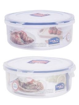Lock & Lock - Airtight BPA-Free Leakproof, Microwave Dishwasher Safe Container (Pack of 2)