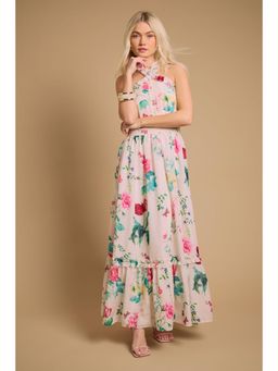 Oasis - Frill Halter Maxi Dress