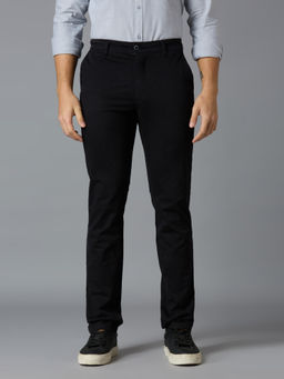 Reid & Taylor - Men Black Solid Trouser