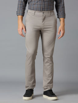 Reid & Taylor - Men Grey Solid Trouser
