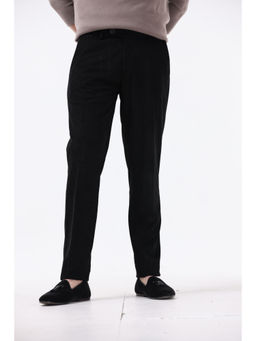 TAILORAEDGE - Statement Corduroy Black Trouser