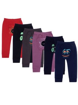 Superminis - Kids Baby Face Printed Cotton Diaper Jogger (Pack of 6)