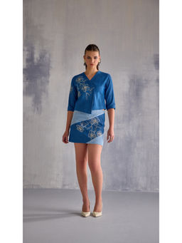 Clothes on my mind - Blue Stella Co-Ord (Set of 2)