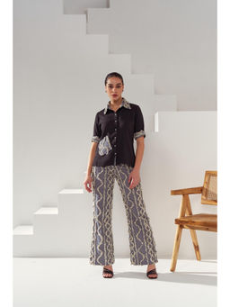 Clothes on my mind - Black Sable Soho Co-Ord (Set of 2)