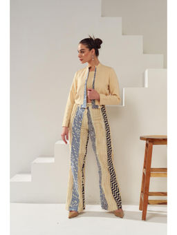 Clothes on my mind - Beige Street Co-Ord (Set of 3)