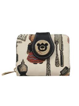 HENNEY BEAR - Beige Paris Bear Wallet