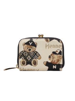 HENNEY BEAR - Beige Henney Password Wallet
