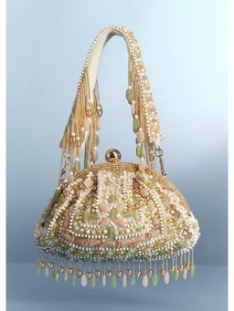 KALKI FASHION - Multicolour Potli Bag With Bead Work