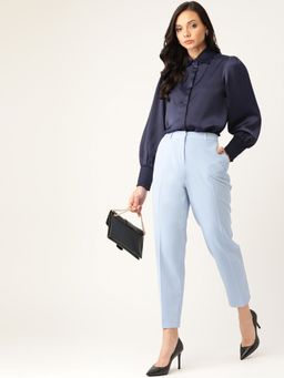 Twenty Dresses by Nykaa Fashion - Navy Blue The Work Room Shirt