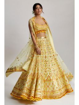 Gopi Vaid - Ashi Lehenga with Blouse and Cape