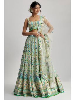 Gopi Vaid - Vidhi Lehenga with Blouse and Dupatta