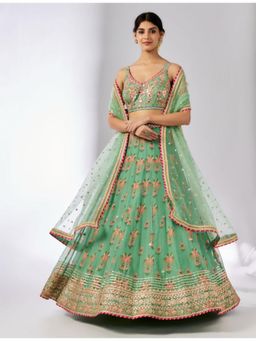 Gopi Vaid - Malini Lehenga with Blouse and Dupatta