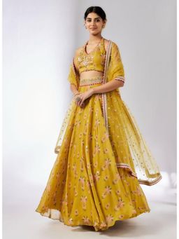 Gopi Vaid - Bhairavi Lehenga with Blouse and Dupatta