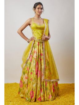 Gopi Vaid - Shaila Lehenga with Blouse and Dupatta