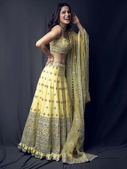 Gopi Vaid - Noor Strappy Lehenga with Blouse and Dupatta