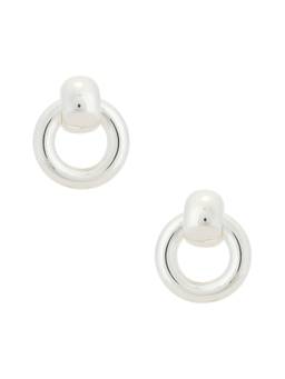 Jenny Bird - Mini Puffy Women's Lightweight Post-Back Stud Earrings Silver