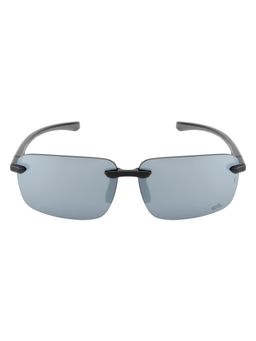 Royal Enfield - Men Rectangular Rimless Grey Lens Sunglasses (63)
