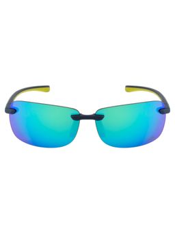 Royal Enfield - Men Rectangular Rimless Green Lens Sunglasses (63)