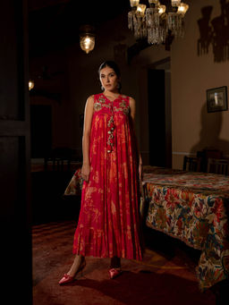 Paulmi & Harsh - Flourishing Floral Jaal Maxi Dress