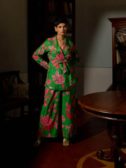 Paulmi & Harsh - Full Bloomig Floral Jacket (Set of 3)