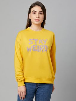 Club York - Women Yellow Sweatshirt