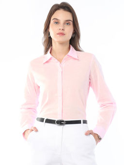 Gazillion - Falcon Pink Linen Formal Shirt