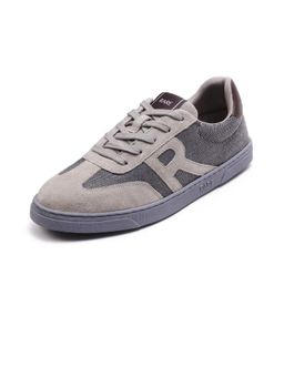 Rare Rabbit - Grey Lace-Ups Suede Sneakers